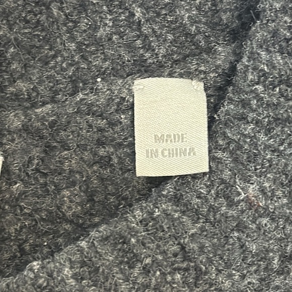 VINCE Women's Black Overlap Panel Crewneck Sweater XS - Picture 4 of 8